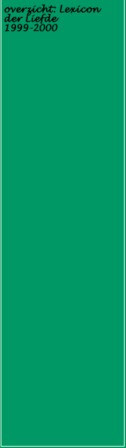 overzicht: Lexicon der Liefde